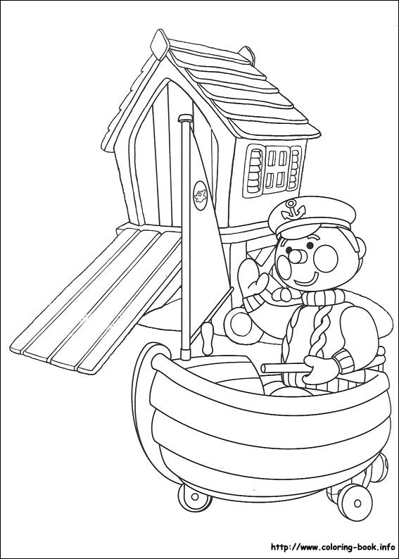 Andy Pandy coloring picture